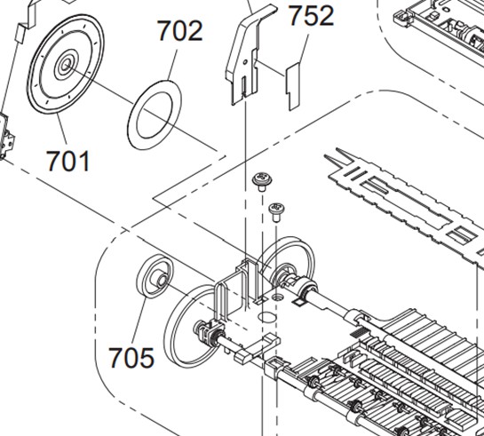 SCALE,PF L800/L805 "ตำแหน่งที่ 701"
