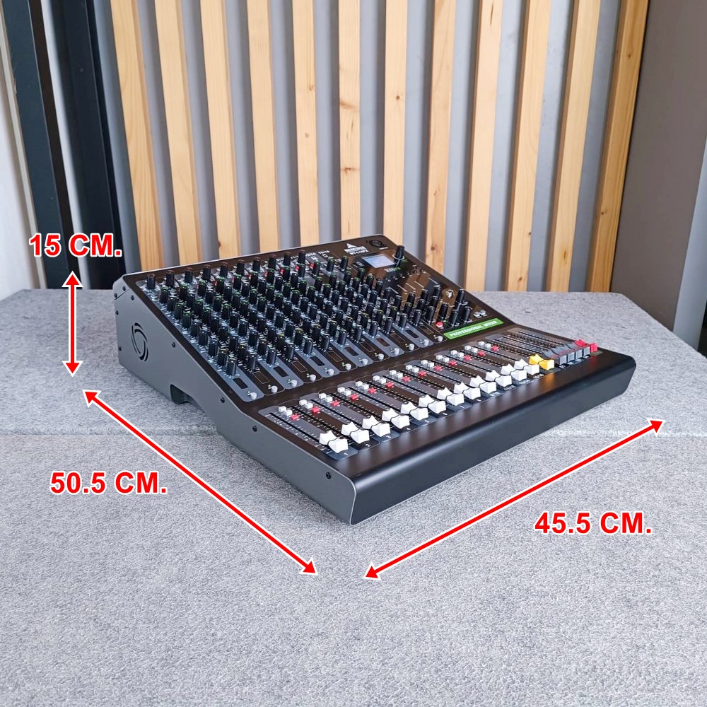 MICROTECH MT-L16FX mixer มิกเซอร์ 16 แชลแนล บลูทูธ เอฟเฟกต์ MT L16FX ไมโครเทค MTL16FX เอไอ-ไพศาล