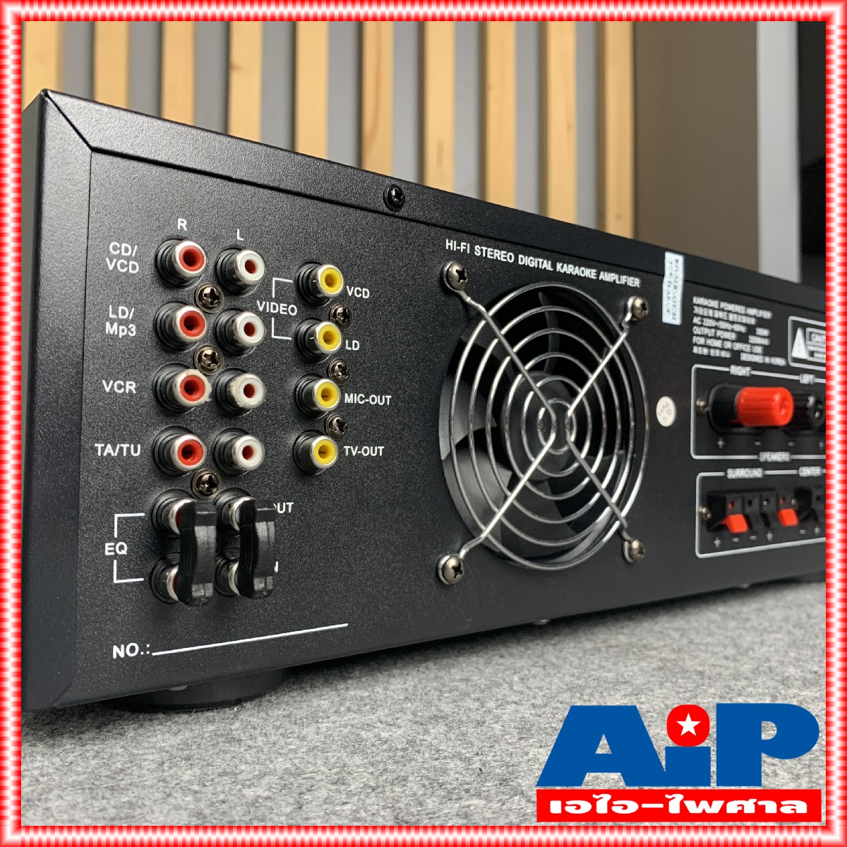 PROEUROTECH AV888 แอมป์คาราโอเกะ แอมป์ขยาย AV-888 แอมป์ Amp แอมป์ขยายเสียง แอมป์ AV 888 เอไอ-ไพศาล