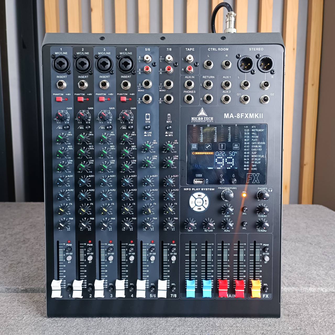 MICROTECH MA-8FX MKII MIXER มิกเซอร์ 8 ช่อง MIXER MICRO TECH MA8FX มิกเซอร์ ไมโครเทค MA 8FX เอไอ-ไพศาล