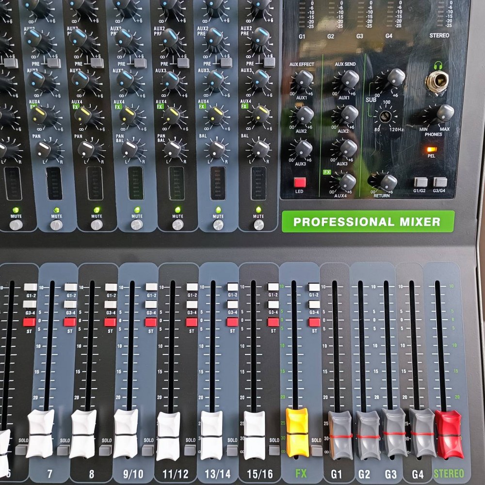 MICROTECH MT-L16FX mixer มิกเซอร์ 16 แชลแนล บลูทูธ เอฟเฟกต์ MT L16FX ไมโครเทค MTL16FX เอไอ-ไพศาล