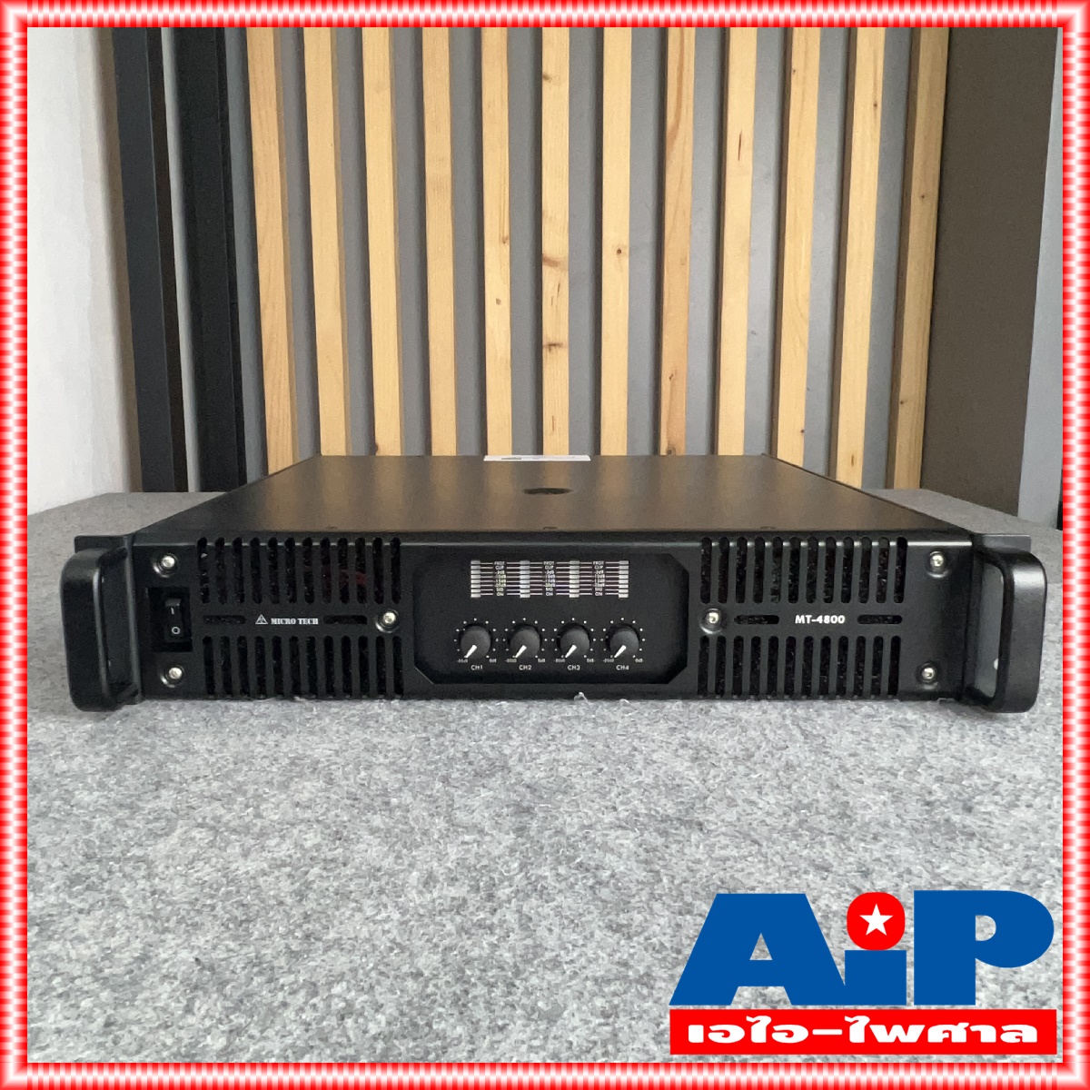 MICROTECH MT-4800 power amp 4CH กำลังวัตต์ 800W ที่ 8โอห์ม / 1200W ที่ 4โอห์ม คลาส H ไฟ 2 สเต็ป MT4800 MT 4800 MICRO TECH +++ ไมโครเทค เอไอ-ไพศาล