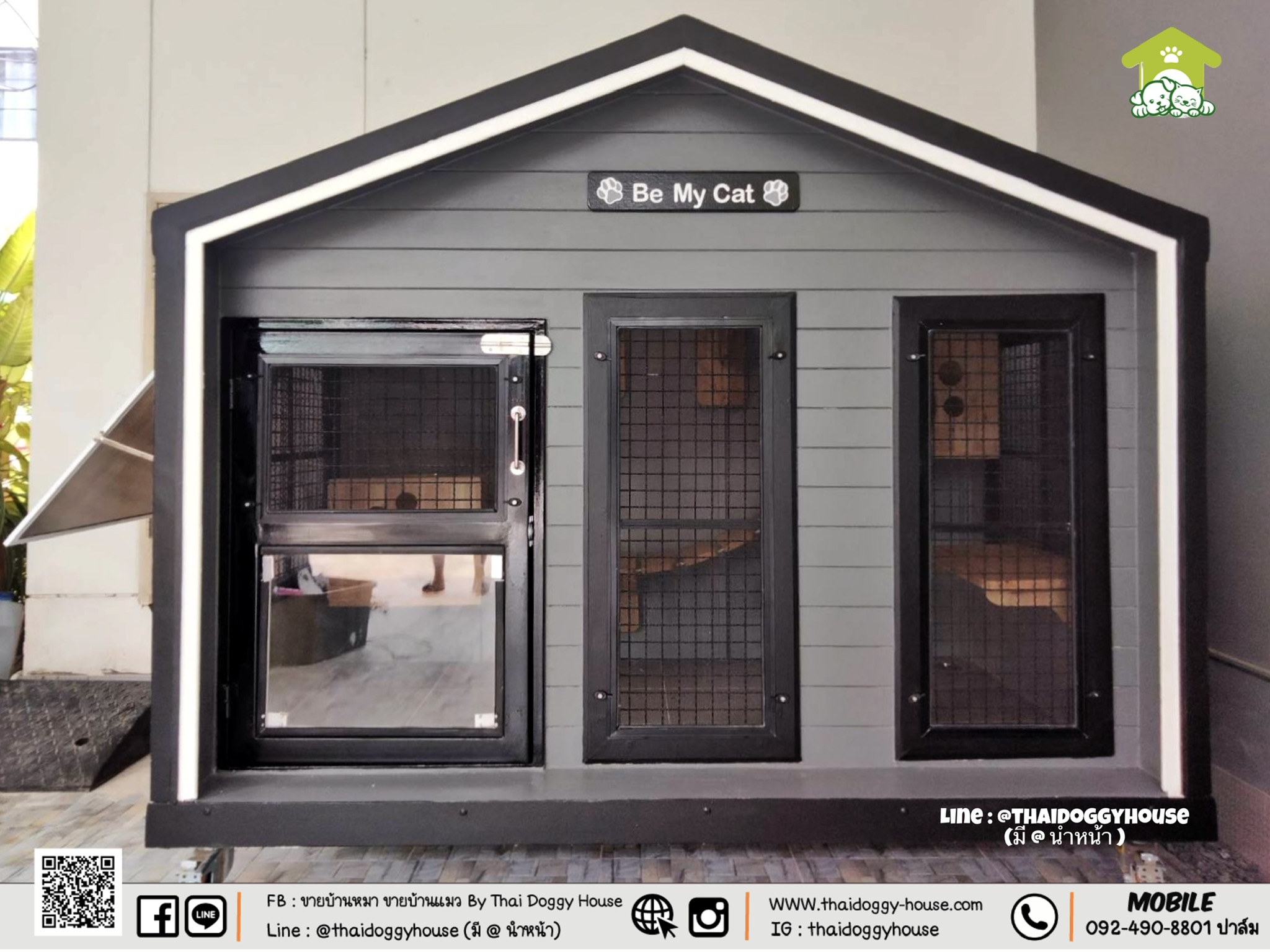 บ้านหมา บ้านแมว "𝐍𝐎𝐑𝐃𝐈𝐂 𝐒𝐓𝐘𝐋𝐄 𝐁𝐘 𝐓𝐇𝐀𝐈 𝐃𝐎𝐆𝐆𝐘 𝐇𝐎𝐔&#x