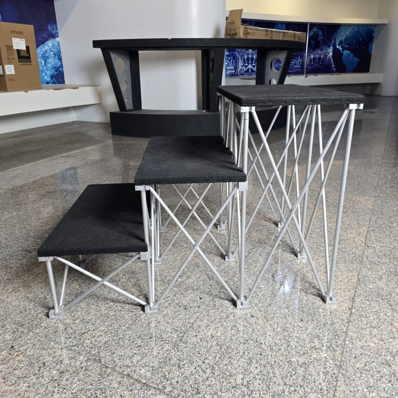 ลดล้างสต็อค บันได QUIKSTEP PRO 60x60 3ขั้นสูง63 บันไดพับสำเร็จรูป บันไดอเนกประสงค์ บันไดพับอเนกประสงค์ เอไอ-ไพศาล