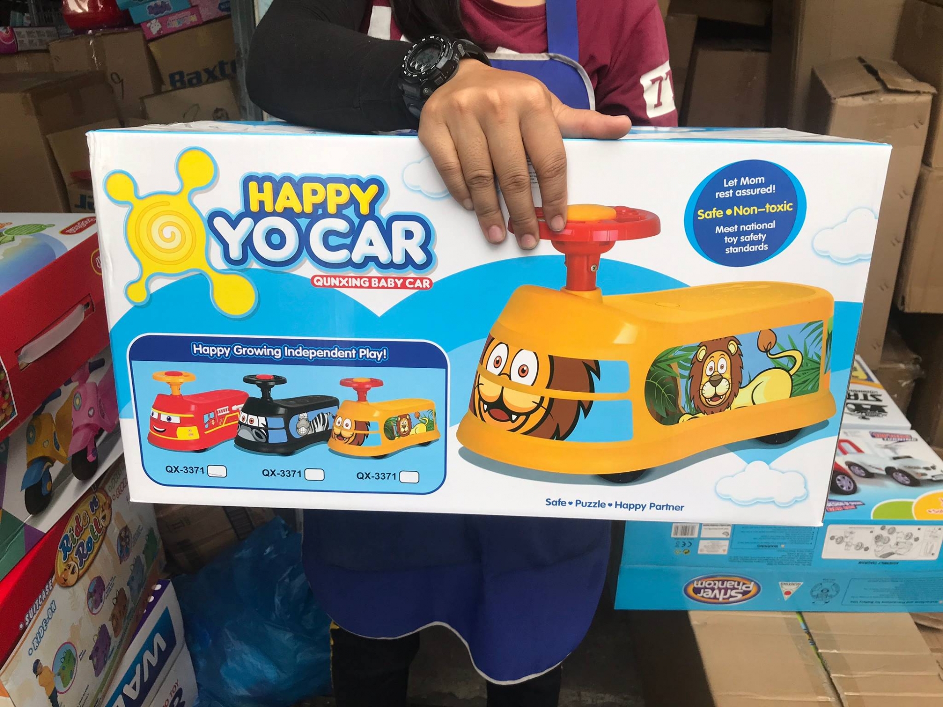 7070-QX-3371 ของเล่นรถไถขาสิงโต คันละ