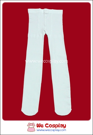 ถุงน่องแบบเต็มตัว 80 denier เนื้อไนล่อน สีขาว