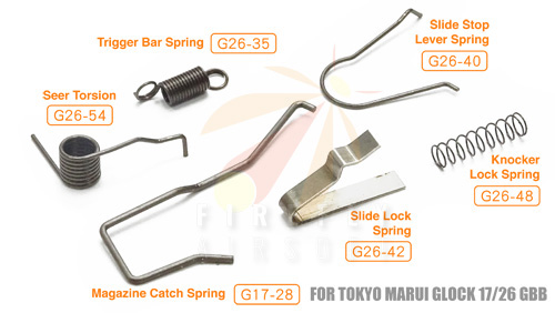 GUARDER GLK-86 ENHANCED SPRING SET TM G17/26