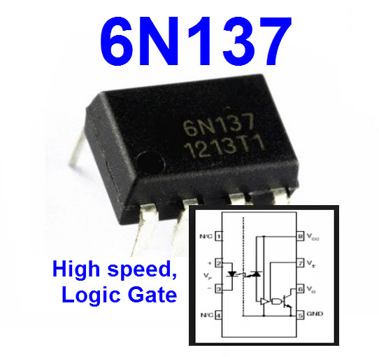 6N137 High speed,Logic Gate