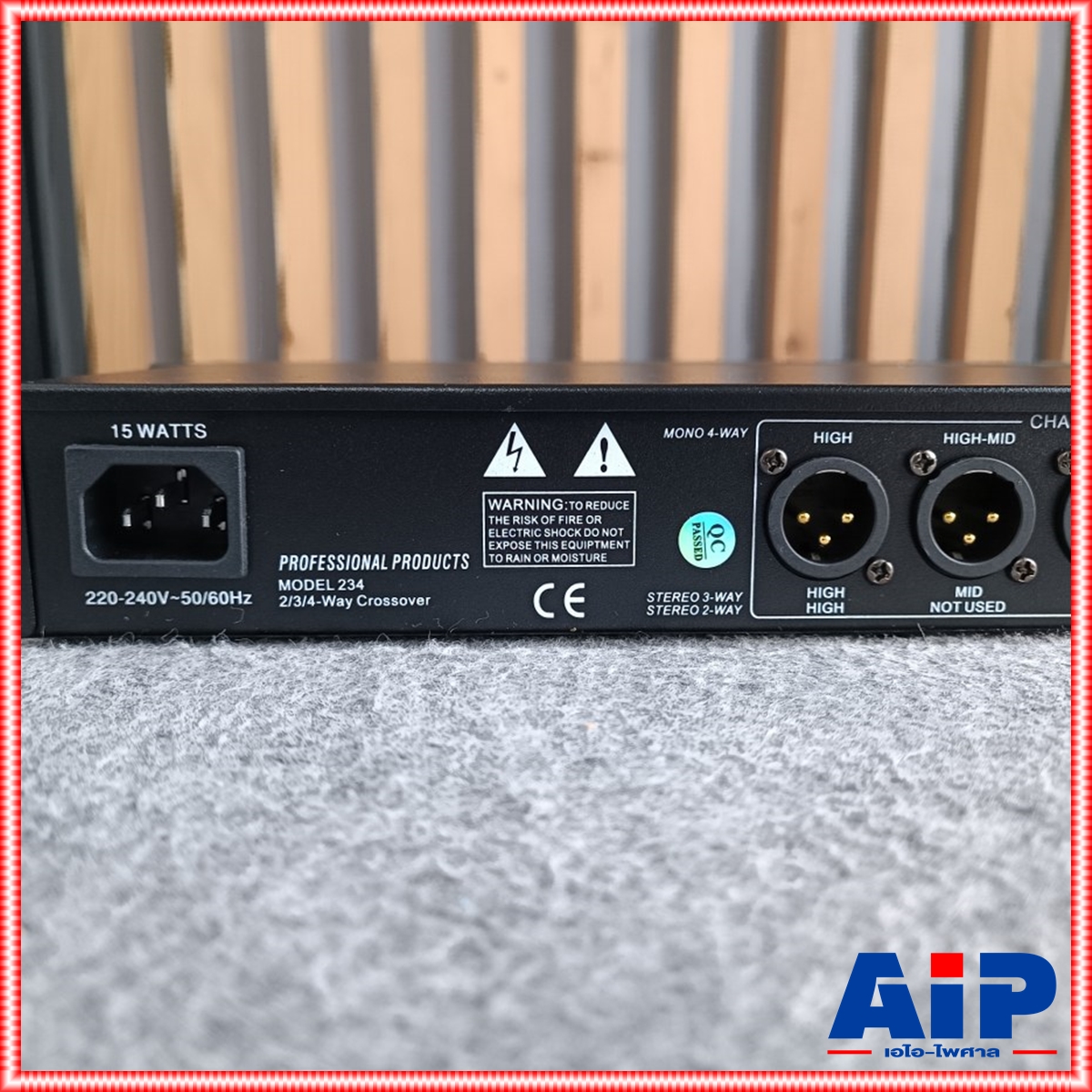 TADA 234XL crossover ครอสโอเวอร์อนาล็อก เครื่องแยกสัญญาณเสียง234XL Electronic crossover TADA รุ่น 234 XL ครอส2ทาง 234xl เอไอ-ไพศาล