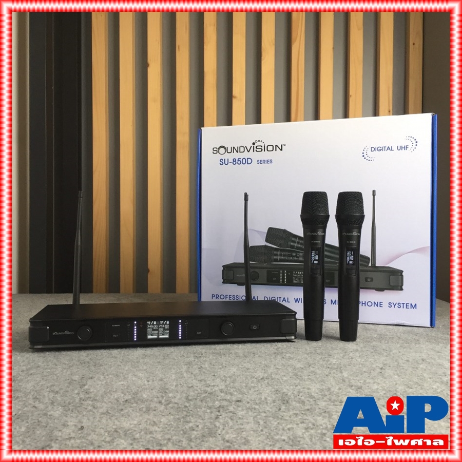 ความถี่ใหม่ กสทช SOUNDVISION SU-850DG ไมค์ลอย UHF ชุดไมค์ ไมค์ลอยมือถือคู่ SU850DG SU 850DG ไมโครโพน MIC ไมค์ลอยUHF SOUND VISION