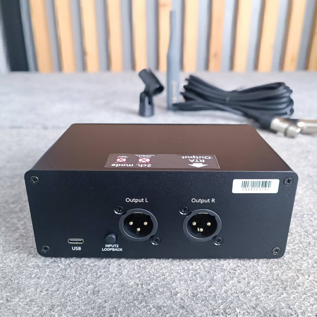 (เครื่อง+ไมค์+สาย) LINEAR AUDIO RTA INTERFACE SET ไมโครโฟน ไมค์วัดจูนเสียง ไมค์ RTA เอไอ-ไพศาล