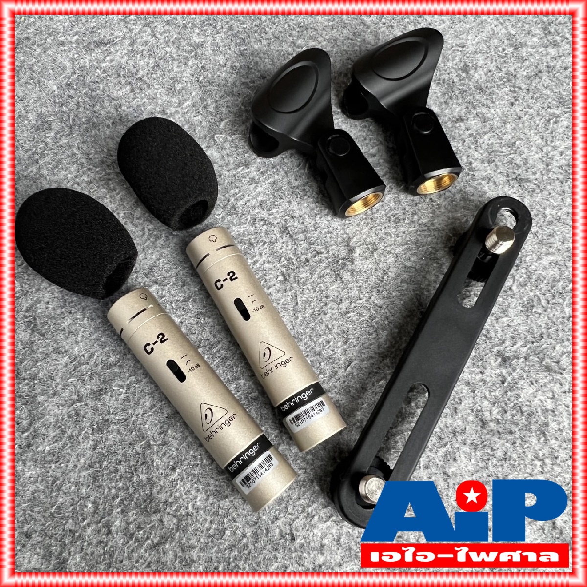 BEHRINGER C2 Studio Condenser Microphones ไมค์อัดเสียง c-2 ไมค์โครโฟน ไมค์สตูดิโอ ไมค์เครื่องดนตรี คอนเดนเซอร์ไมค์ +++