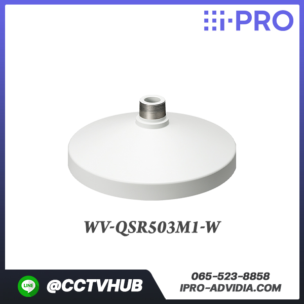 Camera Accessories I-Pro รุ่น WV-QSR503M1-W Mount Bracket Male/ANSI (i-PRO white)