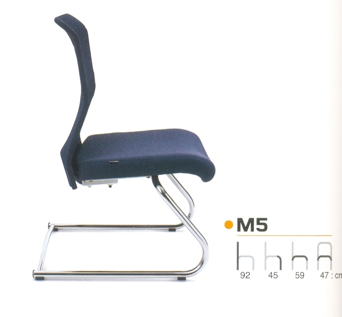 เก้าอี้สำนักงานขาซี, เก้าอี้รับรองขาซี (C) หุ้มผ้าตาข่าย ยี่ห้ออาซาฮี (asahi) รุ่น M5