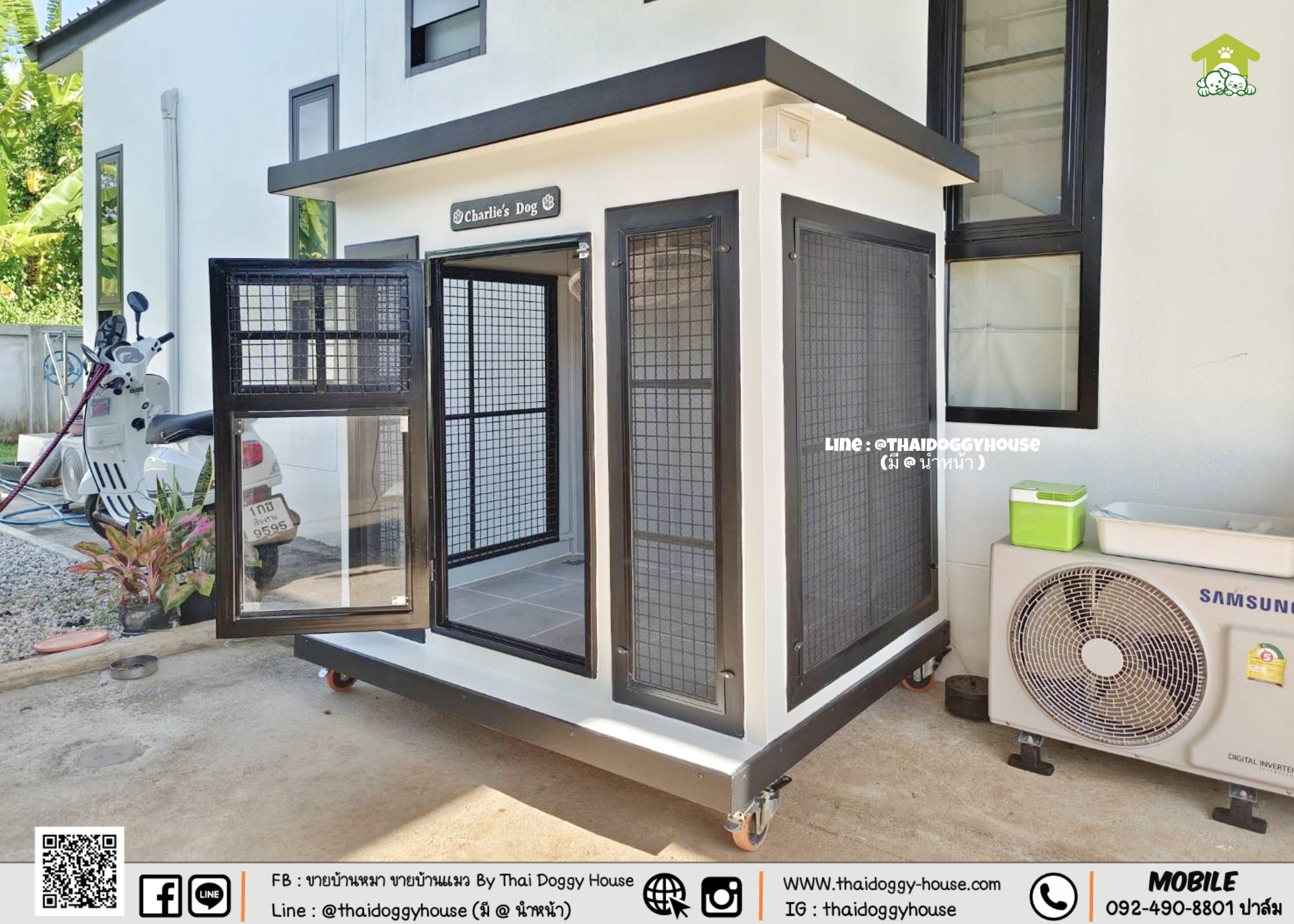 บ้านหมา บ้านแมว " 𝐁𝐎𝐗 𝐒𝐓𝐘𝐋𝐄 𝐁𝐘 𝐓𝐇𝐀𝐈 𝐃𝐎𝐆𝐆𝐘 𝐇𝐎𝐔𝐒𝐄 " &#x