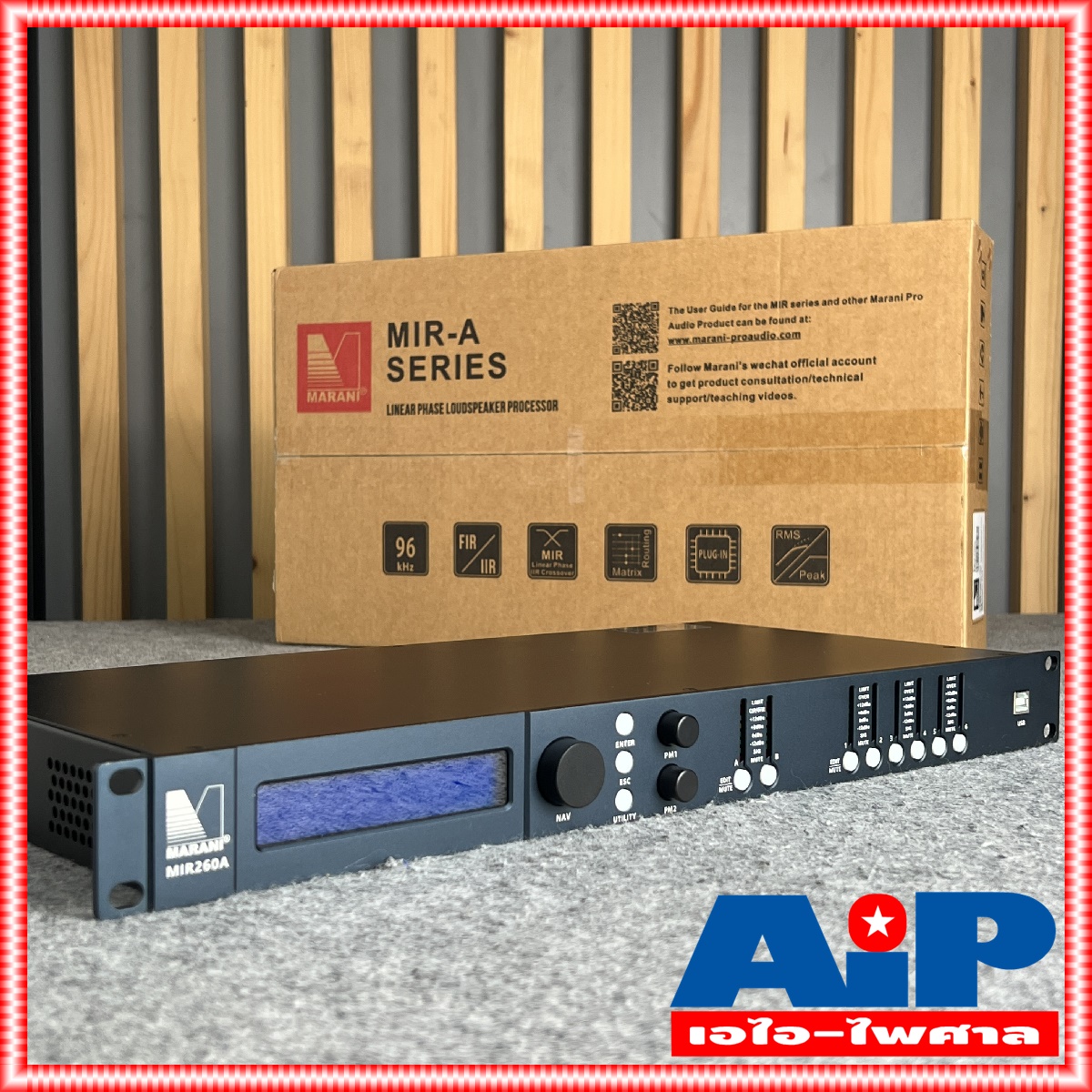 MARANI MIR260A ครอสโอเวอร์ดิจิตอล loudspeaker processor MIR-260A MIR 260 A MIR-260 MIR260 อไอ-ไพศาล