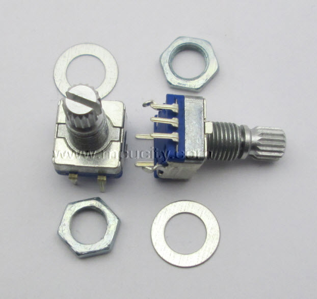 Rotary encoder EC11 (digital potentiometer) with switch 5Pin (15cm)