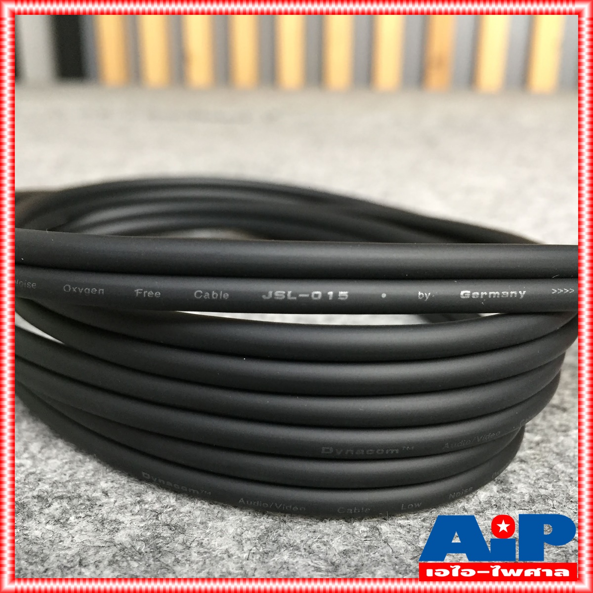 1.5เมตร สายสัญญาณสเตริโอ TRST 3.5 to RCA 2 หัว DYNACOM J015-7 สาย P.TR-ST - P. RCA x2 1.5เมตร สาย TR-ST ออก RCA x2 1.5M