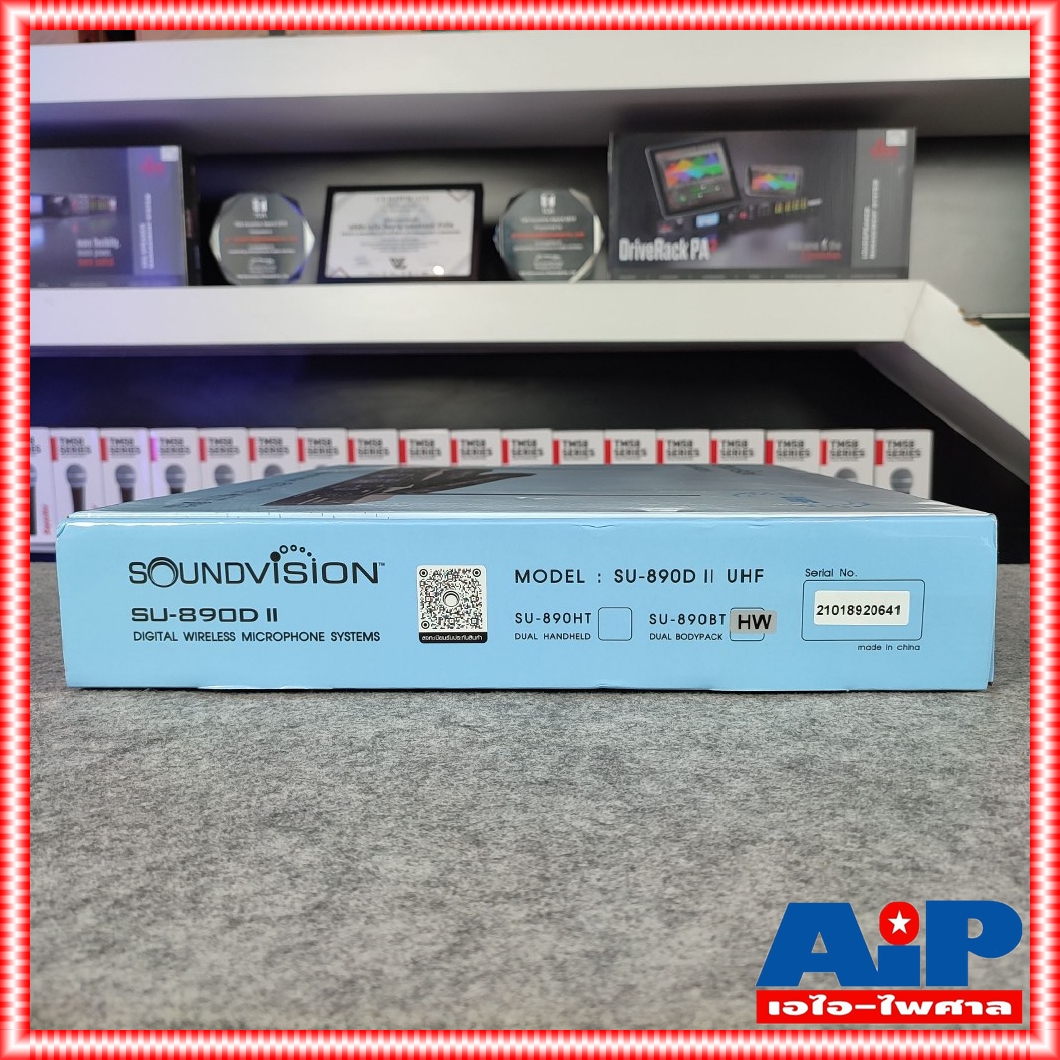 SOUNDVISION SU-890D-II/BT (HW-X) ไมค์ลอยคาดหัวคู่ ย่าน UHF SU 890D II/BT SU890D II/BT SU 890DII/BT เอไอ-ไพศาล