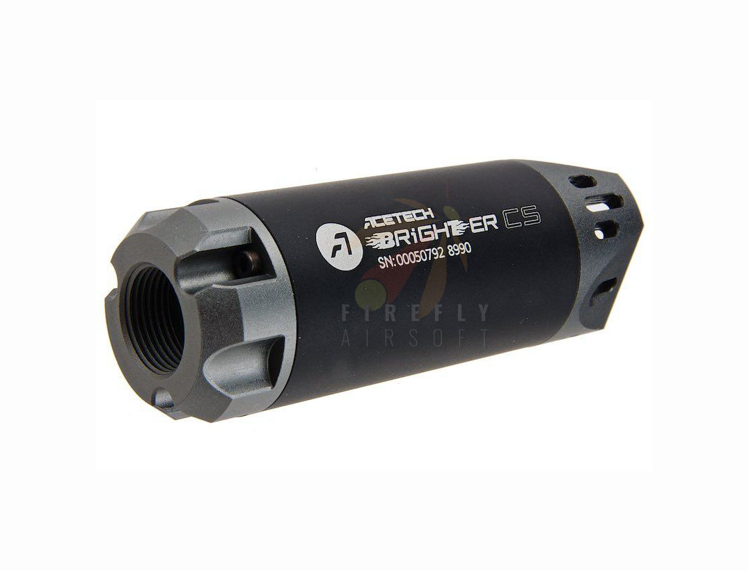 ACETECH BRIGHTER CS TRACER UNIT - GRAY/ GRAY (M14CCW) WITH M11 CW ADAPTOR & MICRO USB CHARGING CABLE