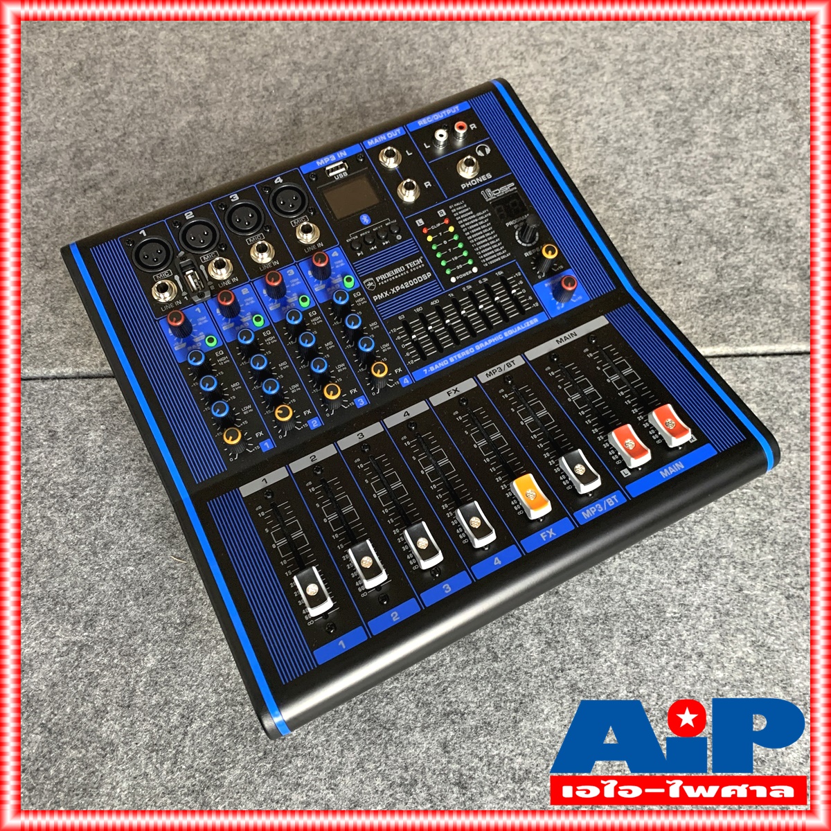 PROEUROTECH PMX-XP4200DSP POWERMIXER มิกซ์ มิกเซอร์ เพาเวอร์มิกซ์ PMX XP 4200 DSP เครื่องเสียง เครื่องปรับแต่งเสียง MIX PMX-XP4200
