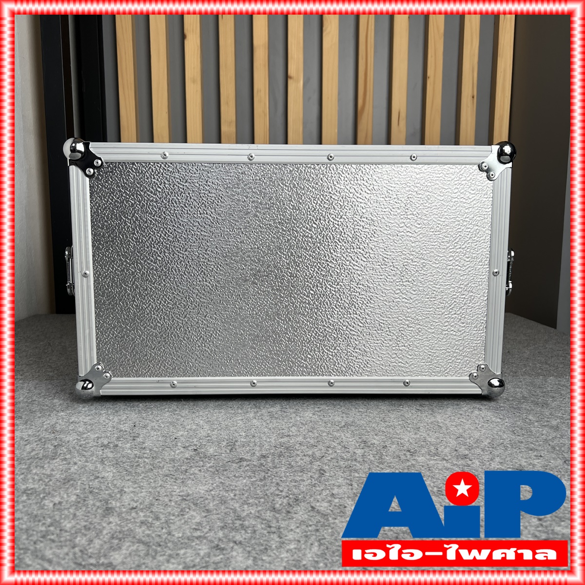 แร็ค COMPACT LA 6U RACK ไม้ผิวอลูมิเนียมสีเงิน ลึก 11นิ้ว LA6U แร็คเครื่องเสียง แร็คไม้ คอมแพ็ค LA-6U เอไอ-ไพศาล