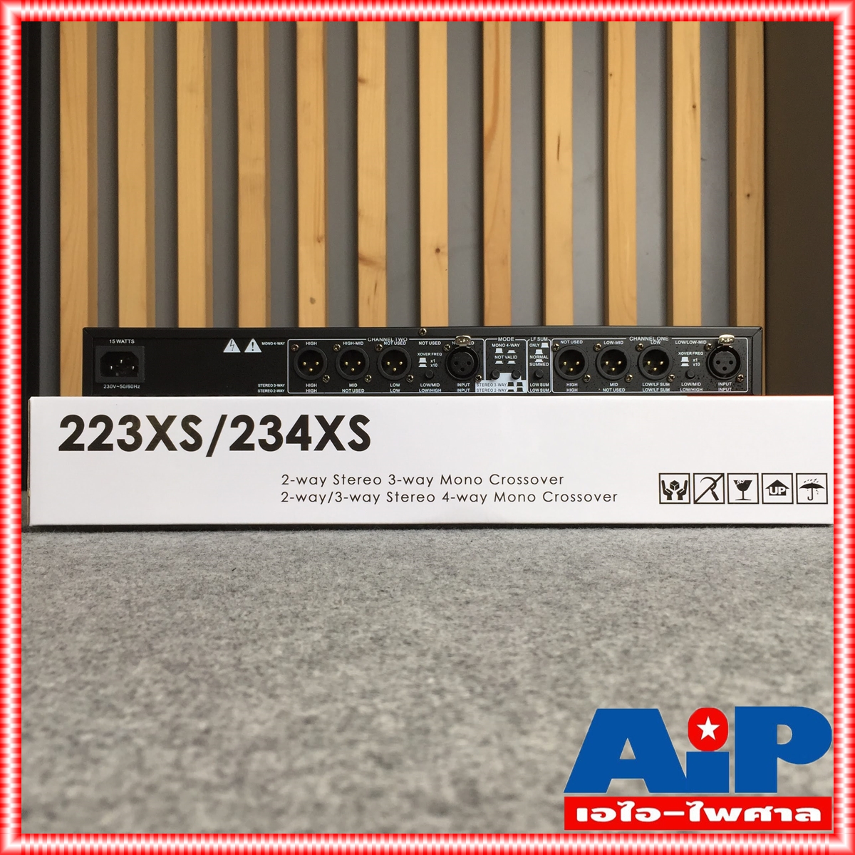 NTS 234XS crossover เอ็นทีเอส Cossover 234XS ครอสโอเวอร์ รุ่น 234 ครอส2/3ทาง ครอสตัดเสียง เอไอ-ไพศาล