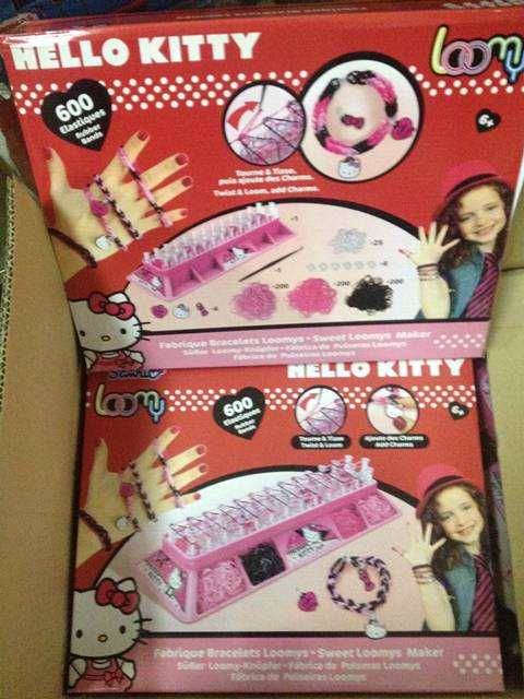 04972 ของเล่นงานฝีมือชุดถักหนังยางพร้อมจี้คิตตี้ ของแท้