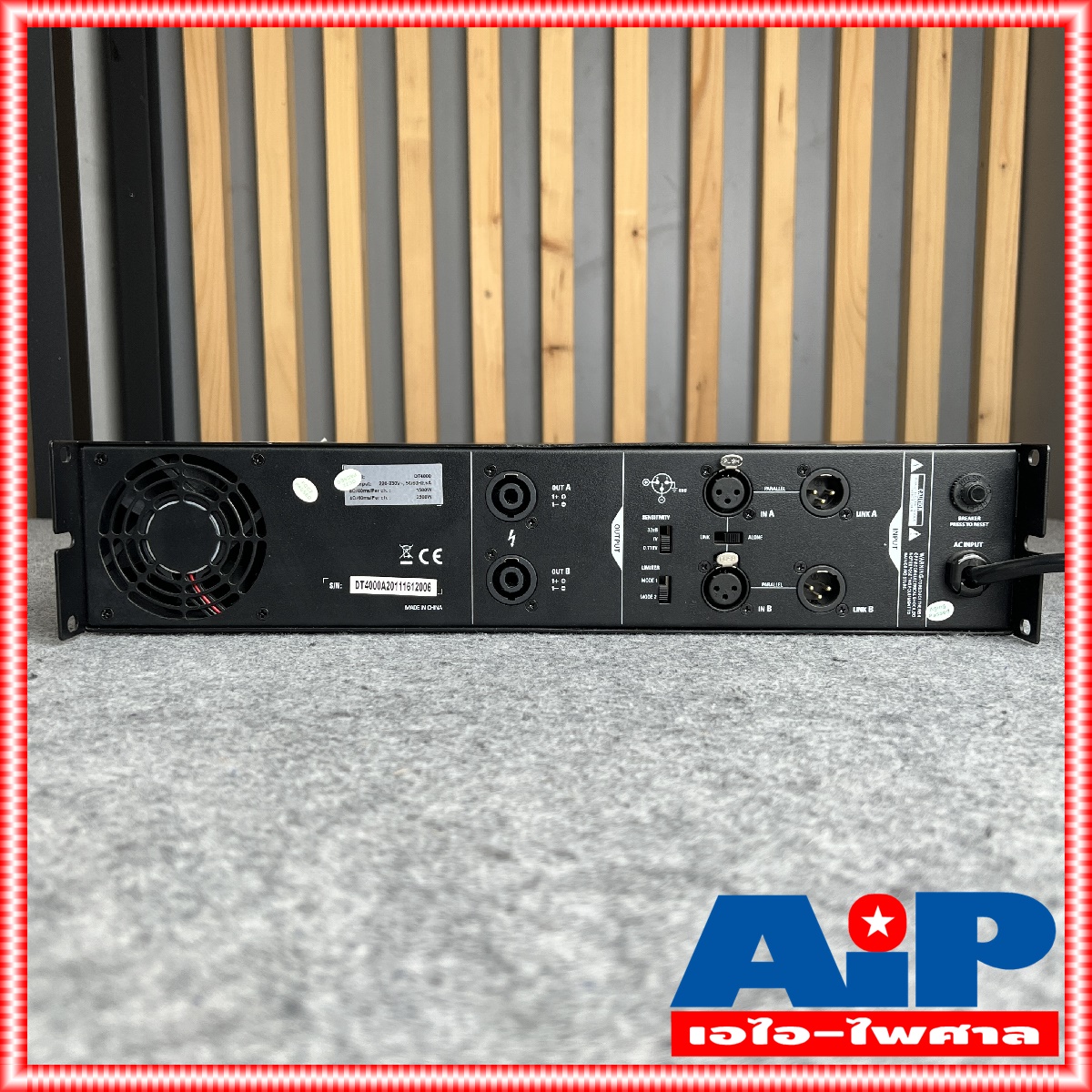 BETA THREE DT-4000 POWERAMP 2CH 1500W เพาเวอร์แอมป์ POW เครื่องขยายเสียงลำโพง เครื่องขยาย DT 4000 เพาเวอร์แอมป์DT-4000