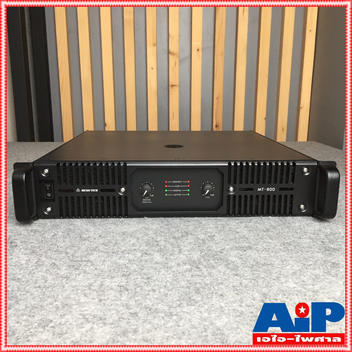MICROTECH MT-800 poweramp เพาเวอร์แอมป์ กำลังวัตต์ 800 W ที่ 8 โอห์ม / 1200 W ที่ 4 โอห์ม MT 800 MT800 MICRO TECH เอไอ-ไพศาล