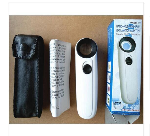 แว่นขยาย MAGNIFYING GLASS MG6B-1B (40X)