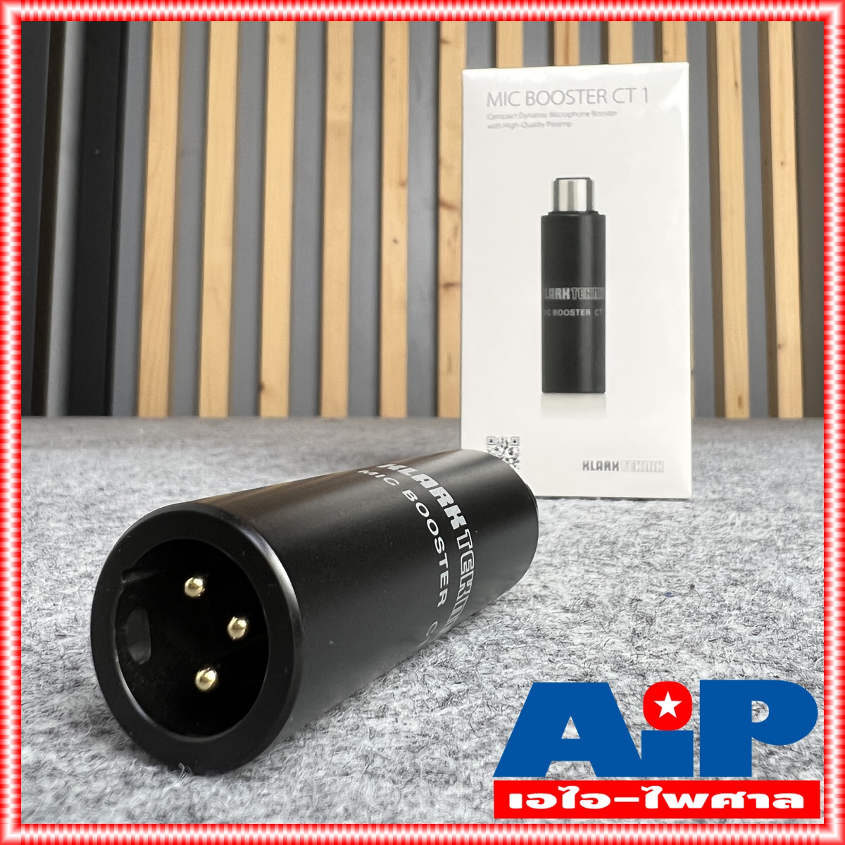 KLARK TEKNIK CT-1 MIC BOOSTER CT1 CT 1 ตัวเพิ่มสัญญาณไมโครโฟนขนาดเล็ก ทำให้สามารถบูสต์ได้มากถึง +25dB ทำให้มีเฮดรูมที่มากขึ้น และเสียงที่ชัดมากขึ้น เอไอ-ไพศาล +++