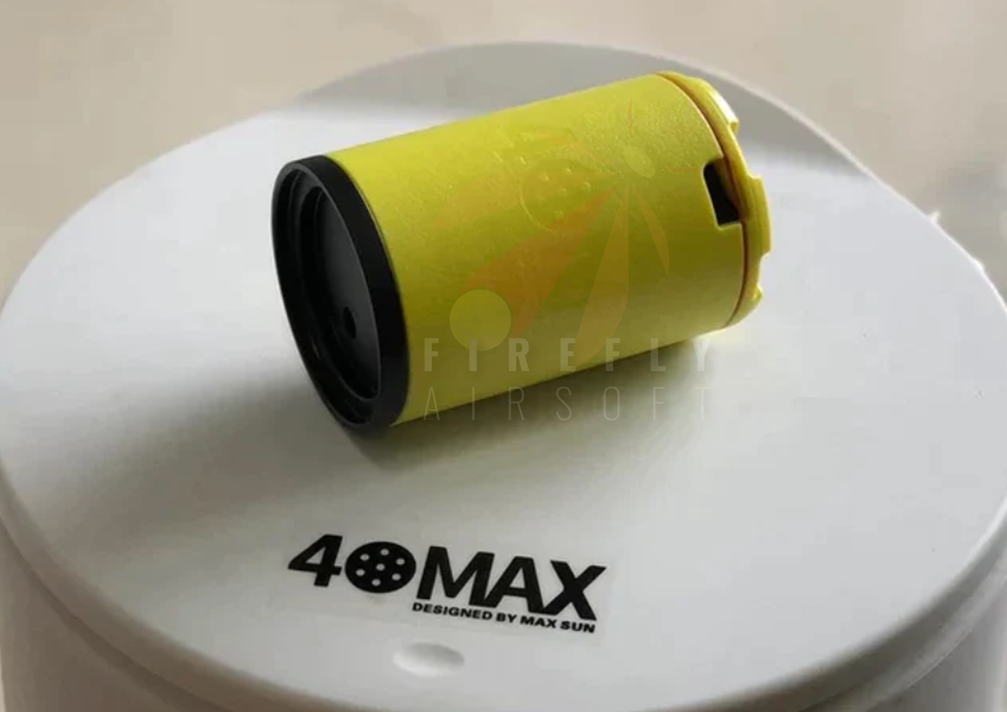 GREEN GAS POWERED TWISTER GRENADE BY 40 MAX (yellow)