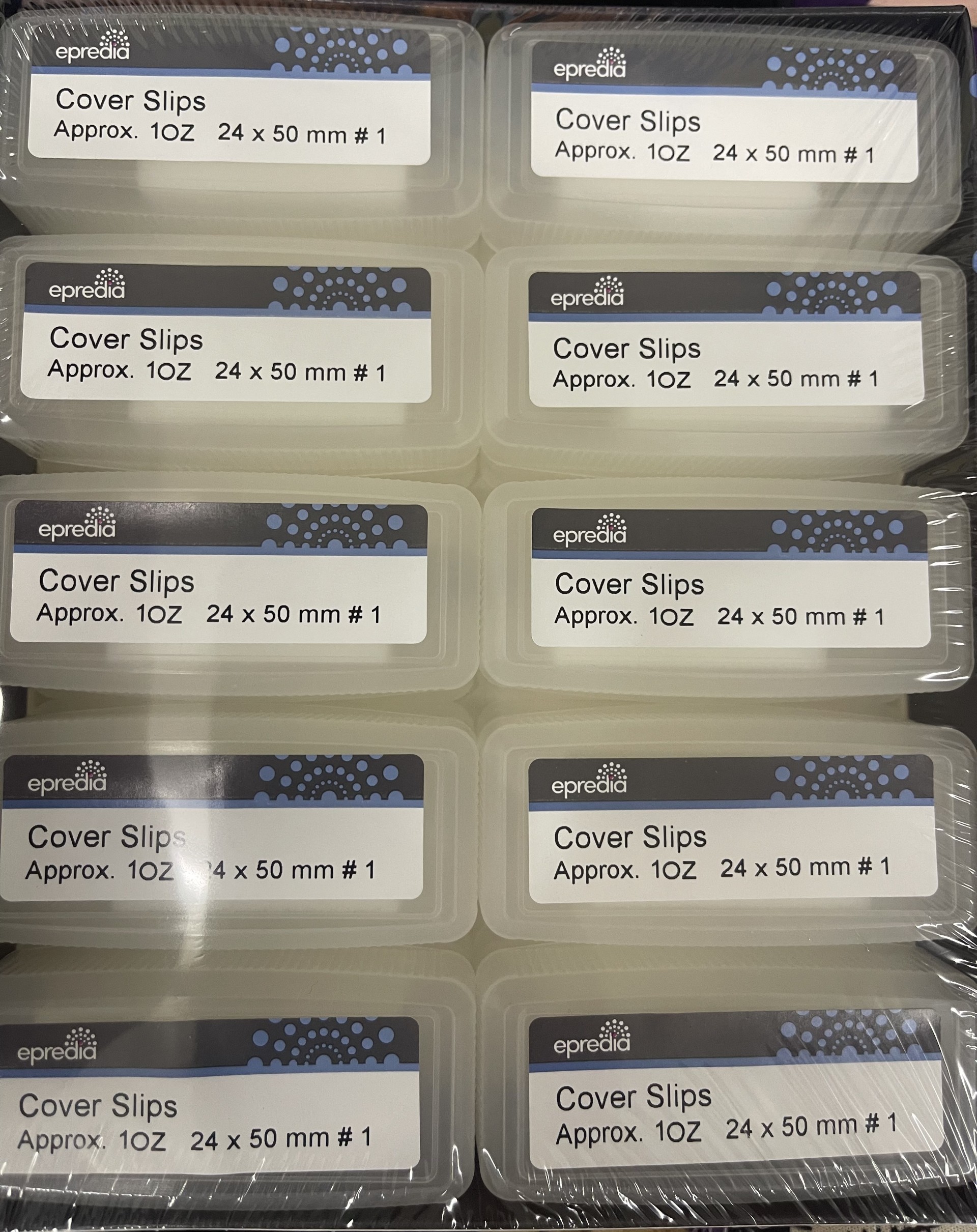 Cover Glass microscope กระจกปิดสไลด์