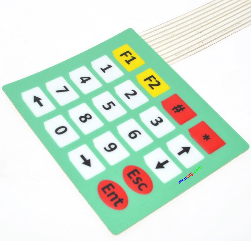4x5 Matrix Array Keyboard 20 Key Membrane Switch Keypad 4*5 Keys