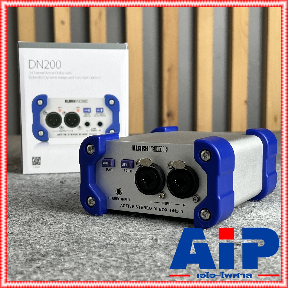 KLARK TEKNIK DN-200 2ch actiive DI Active Stereo Direct Box แอคทีฟ ไดเร็ก บอกซ์ DN 200 DN200 +++