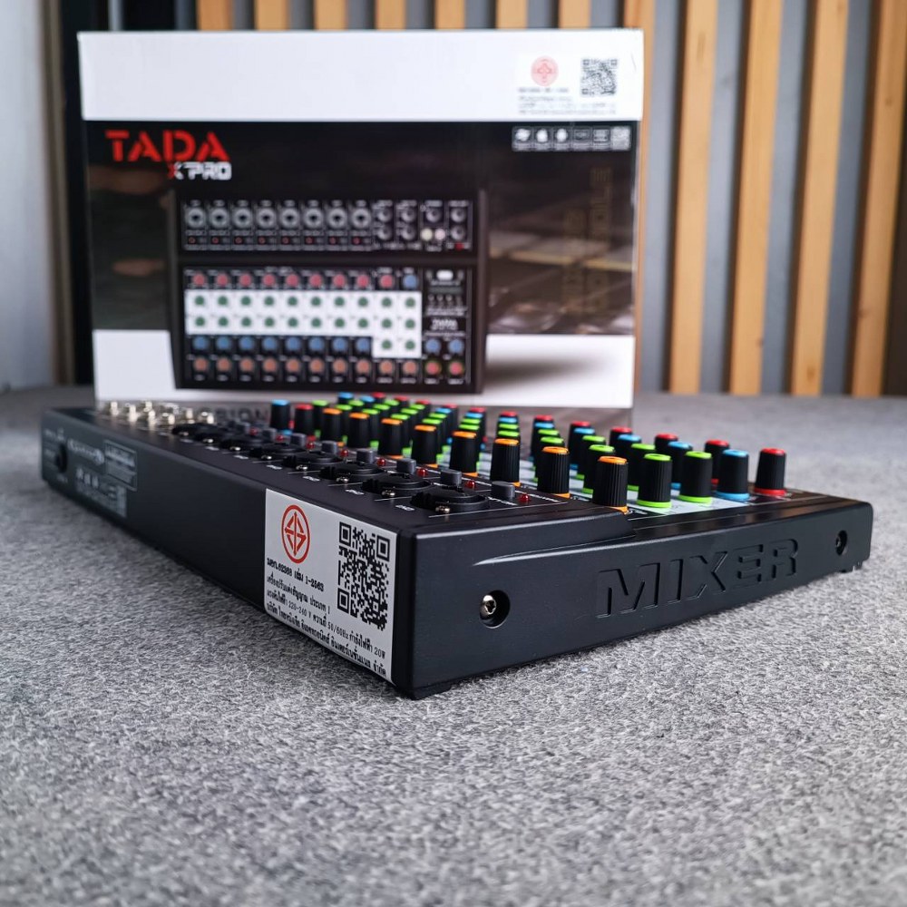 TADA MF-12 MIXER มิกเซอร์ TADA MF 12 MF12 มิกเซอร์ TA DA รองรับ BLUETOOTH มิกเซอร์บลูทูธ 12 input มิกซ์ บลูทูธ มิกเซอร์ Bluetooth mixer เครื่องเสียง มิกเซอร์จิ๋ว มิกเซอร์เอฟเฟค เอไอ-ไพศาล