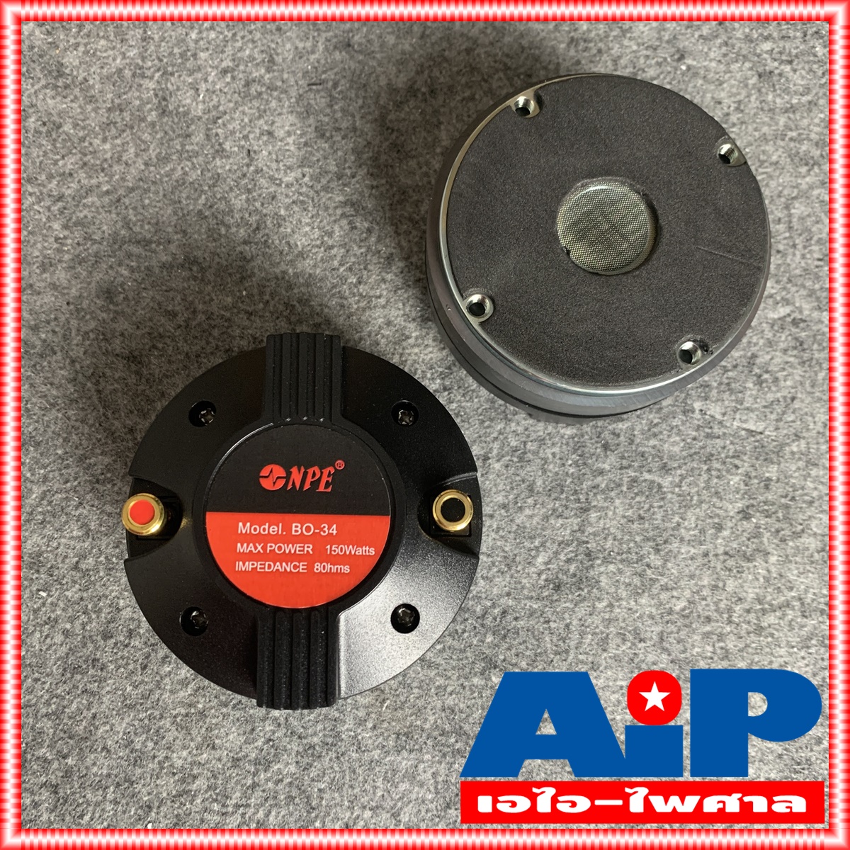 1ดอก NPE BO-34 BOLT แบบยึดน๊อต DRIVER 34mm แป้น ยูนิตฮอร์น DRIVER UNIT ยูนิตเสียงแหลม BO34 ไดร์เวอร์แบบเกลียว BO 34 เอไอ-ไพศาล