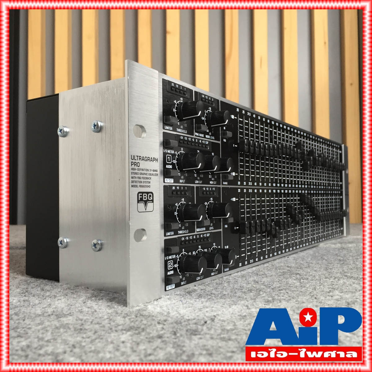 BEHRINGER FBQ6200 EQ เครื่องขยายเสียง เครื่องปรับแต่งเสียง เครื่องเสียง อีคิว FBQ 6200 HD FBQ-6200 +++