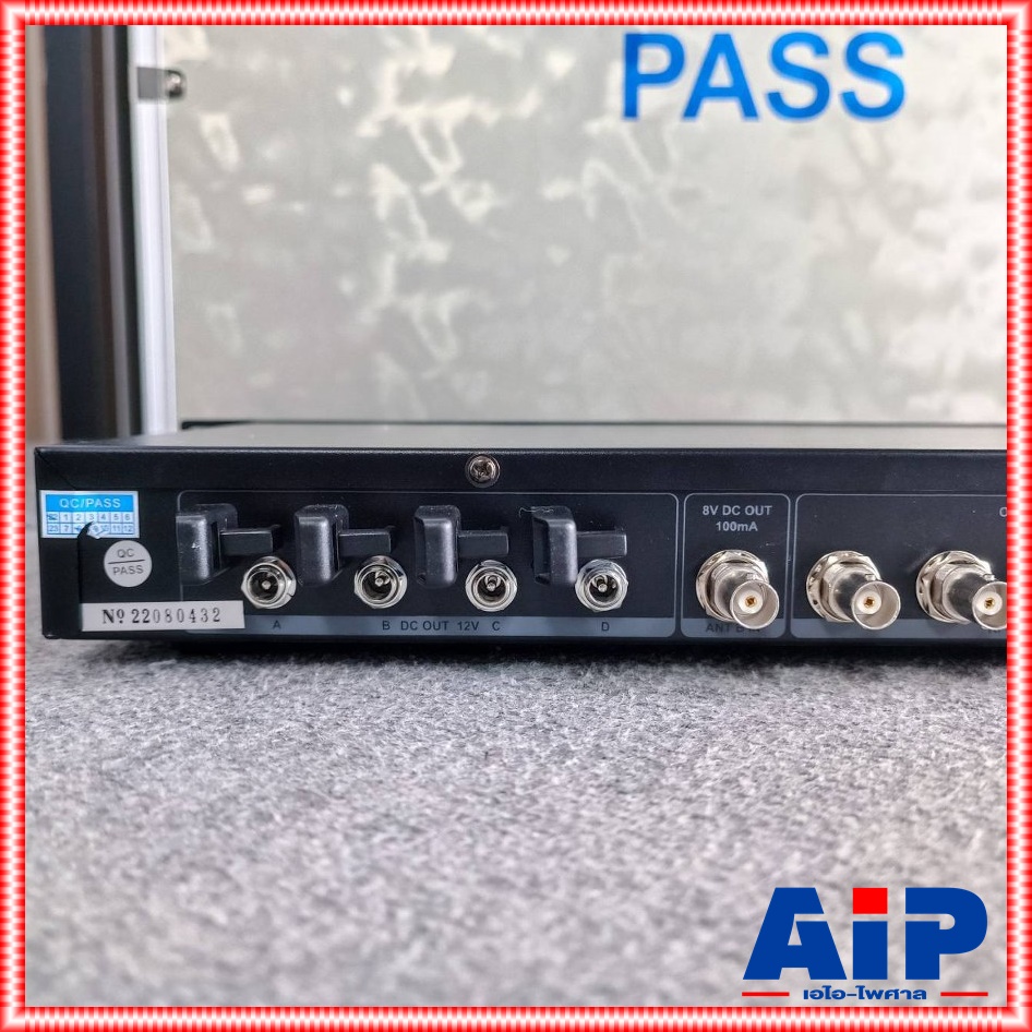 MICROTECH PA-802WB เครื่องรับสัญญาณไมค์ บูตเตอร์ไมค์ลอย ชุดเสาอากาศขยายสัญญาณไมโครโฟน พร้อมปีกรับสัญญาณ PA 802 WB PA802WB เอไอ-ไพศาล