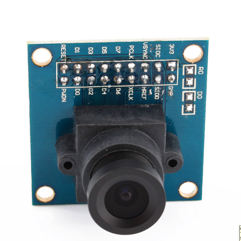 OV7670 VGA Camera Module Lens CMOS 640X480 SCCB w/ I2C Interface Auto Exposure Control Display Active