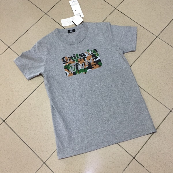 เสื้อยืด Onitsuka Tiger สีเทาลาย Camo