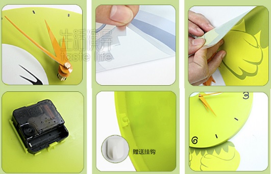 HA-021 ของตกแต่งนาฬิกาติดผนัง DIY ชิ้นละ