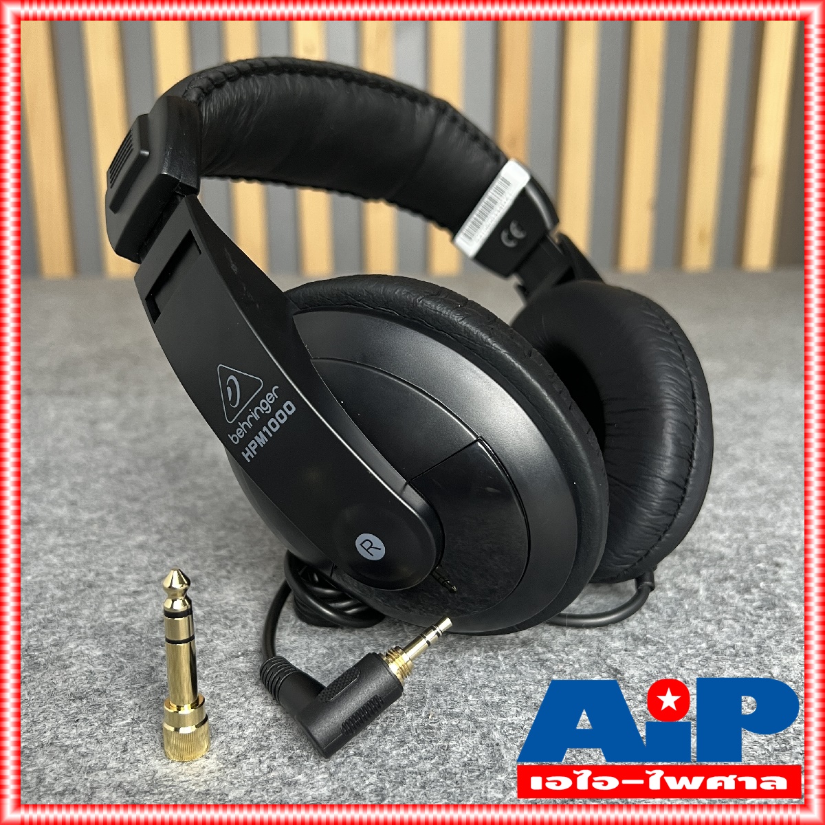 BEHRINGER HPM 1000 -bk หูฟังสีดำ HEADPHONE HPM-1000 หูฟังครอบหู หูฟังมอนิเตอร์ HPM1000 เอไอ-ไพศาล +++