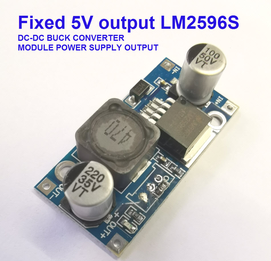 Fixed 5V LM2596S DC-DC step-down power module BUCK 3A step-down module
