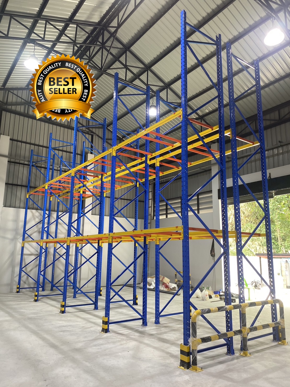 ติดตั้งชั้นเก็บสินค้าในคลังสินค้าโลจิสติกส์logistics