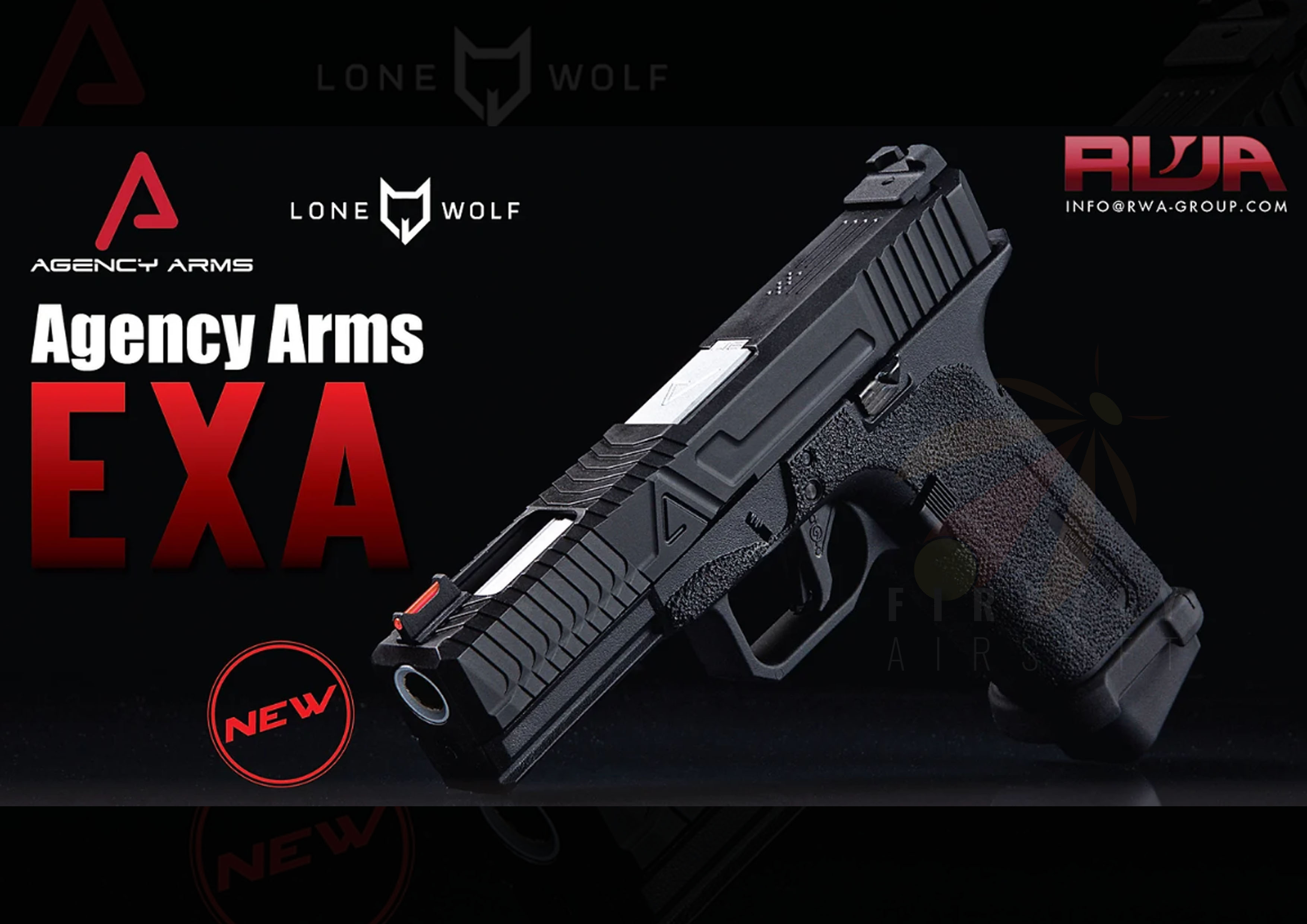 RWA AGENCY ARMS EXA GBB AIRSOFT PISTOL
