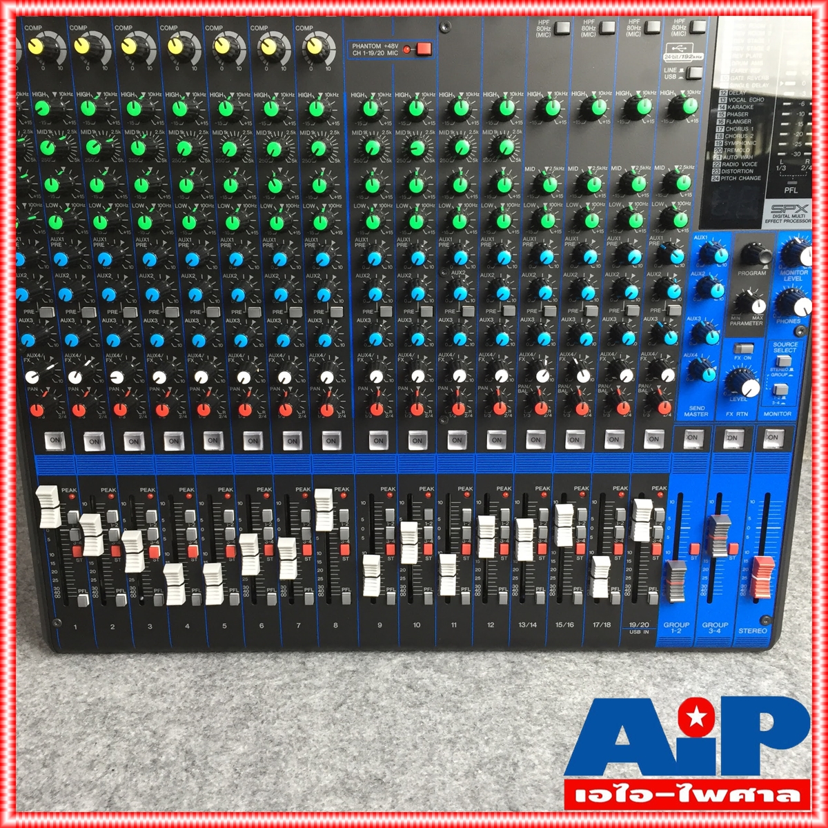 YAMAHA MG20XU MIXING CONSOLE สำหรับงาน กลางแจ้ง แสดงสด สตูดิโอ ติดตั้ง บันทึกเสียง ของแท้ 100% ประกัน สยามยามาฮ่า เอไอ-ไพศาล +++