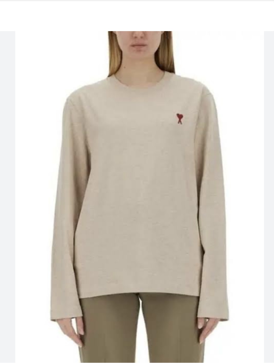 **any** เสื้อแขนยาว AMI Paris Long Sleeve T-shirt มี 2 สีให้เลือก สินค้าใหม่ ของแท้