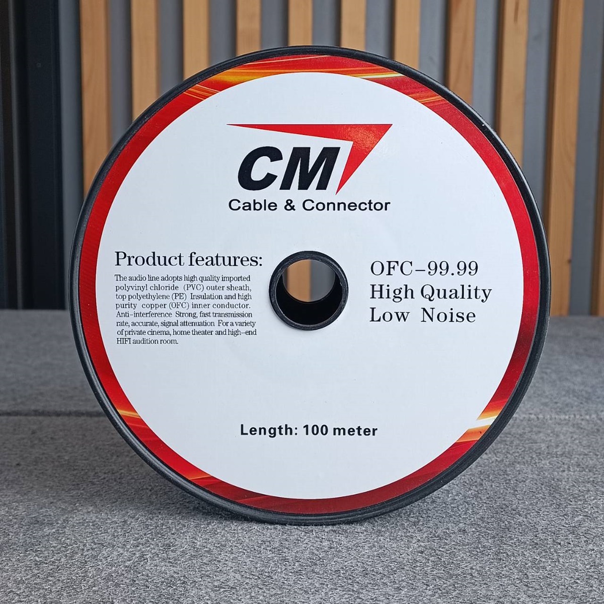 ขด100เมตร CMสายไมค์ST 6mm M2-2323 สีเขียว 100M สายไมค์ST M2 2323 สีเขียว สายสัญญาณ ST สายไมค์CM สายไมค์ 6mm เอไอ-ไพศาล